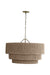 Troy Lighting Canada - One Light Chandelier - Reza - Patina Brass- Union Lighting Luminaires Decor