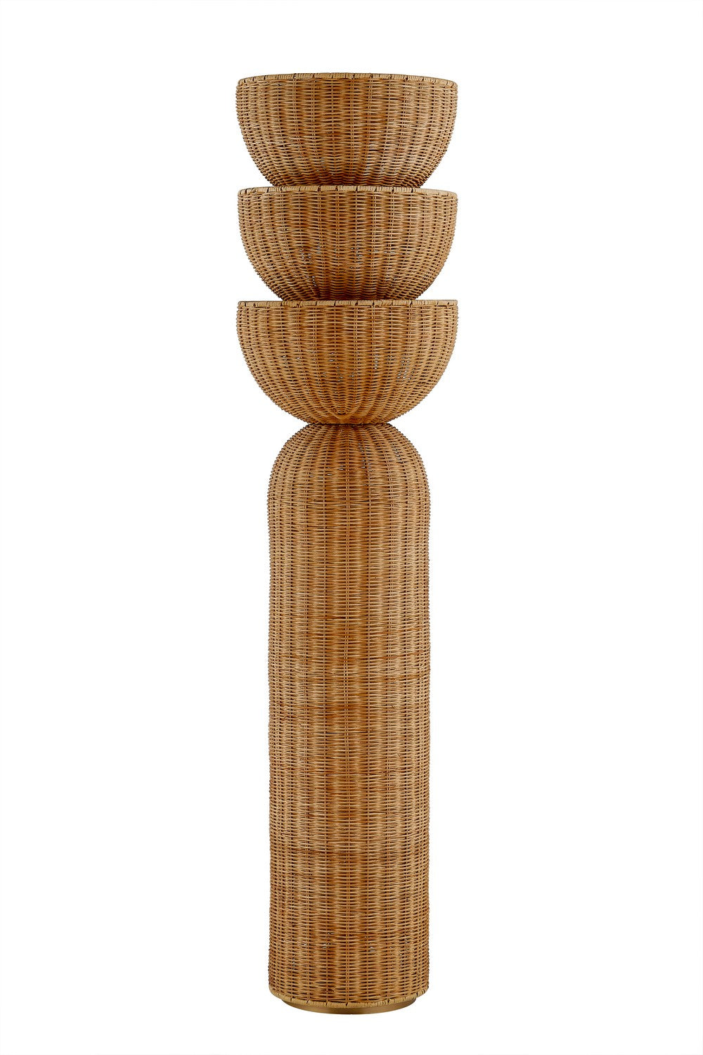 Troy Lighting Canada - Three Light Floor Lamp - Rian - Patina Brass- Union Lighting Luminaires Decor