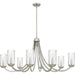 Quoizel - Eight Light Chandelier - Allard - Brushed Nickel- Union Lighting Luminaires Decor