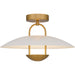 Quoizel - LED Semi-Flush Mount - Bingham - Brushed Gold- Union Lighting Luminaires Decor