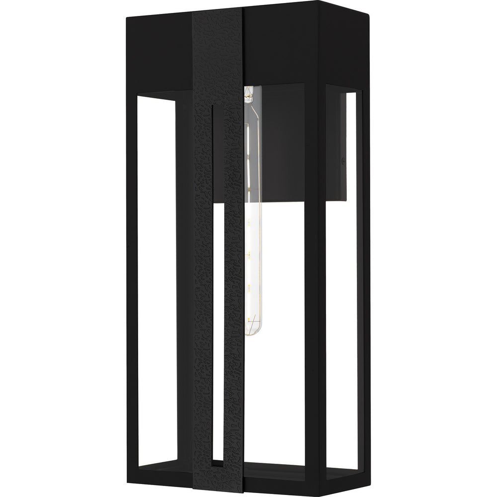 Quoizel - One Light Outdoor Wall Lantern - Boswell - Matte Black- Union Lighting Luminaires Decor