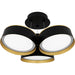 Quoizel - LED Semi-Flush Mount - Byrnes - Matte Black- Union Lighting Luminaires Decor