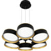 Quoizel - LED Chandelier - Byrnes - Matte Black- Union Lighting Luminaires Decor