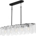 Quoizel - Five Light Linear Chandelier - Cassidy - Matte Black- Union Lighting Luminaires Decor