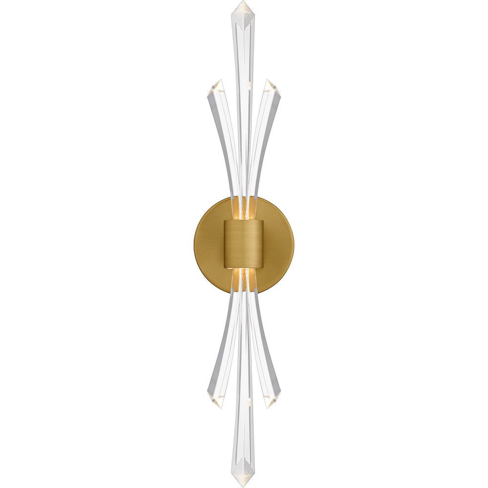 Quoizel - LED Wall Sconce - Cecily - Brushed Gold- Union Lighting Luminaires Decor
