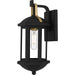 Quoizel - One Light Outdoor Wall Lantern - Crestfield - Matte Black- Union Lighting Luminaires Decor