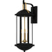Quoizel - Three Light Outdoor Wall Lantern - Crestfield - Matte Black- Union Lighting Luminaires Decor
