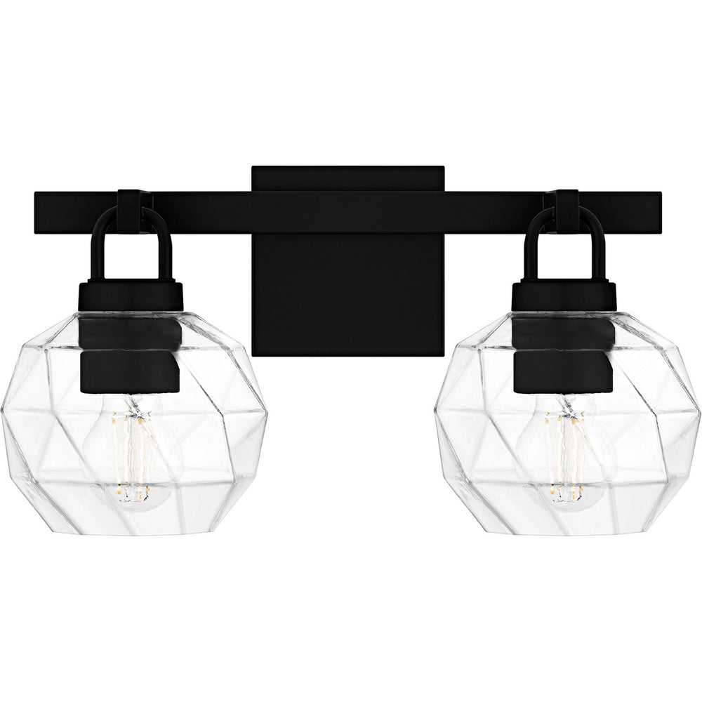 Quoizel - Two Light Bath - Celina - Matte Black- Union Lighting Luminaires Decor
