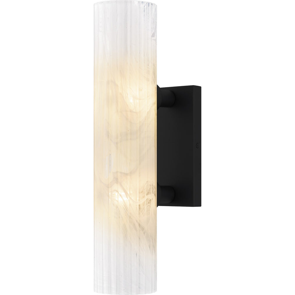 Quoizel - Two Light Wall Sconce - Curran - Matte Black- Union Lighting Luminaires Decor