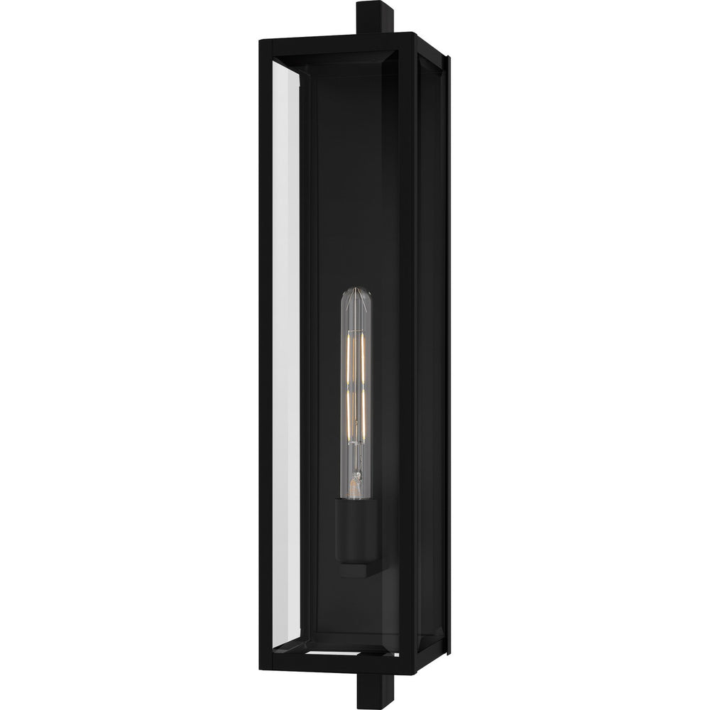 Quoizel - One Light Outdoor Wall Lantern - Dale - Matte Black- Union Lighting Luminaires Decor