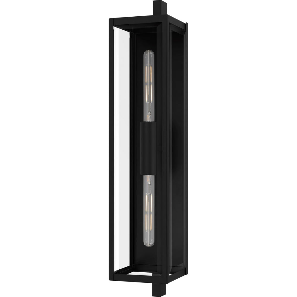 Quoizel - Two Light Outdoor Wall Lantern - Dale - Matte Black- Union Lighting Luminaires Decor
