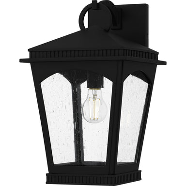 Quoizel - One Light Outdoor Wall Lantern - Huck - Earth Black- Union Lighting Luminaires Decor