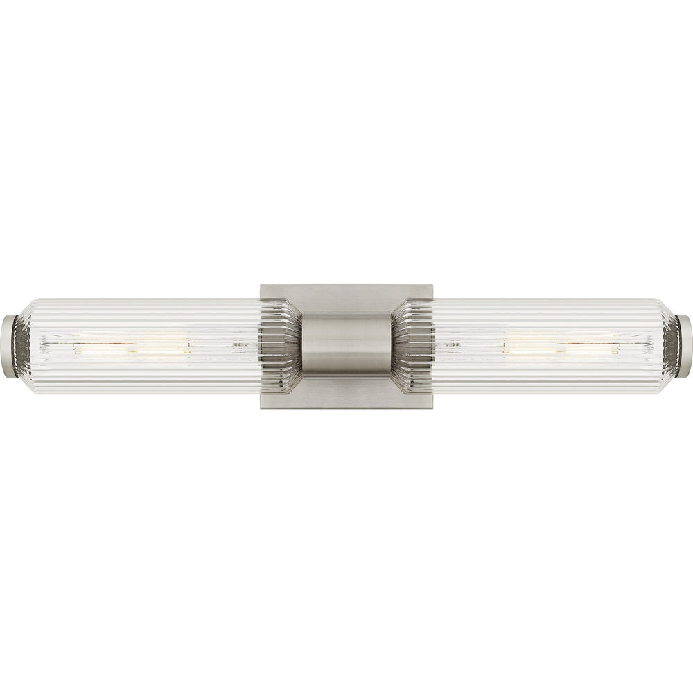 Quoizel - Two Light Bath - Hawes - Brushed Nickel- Union Lighting Luminaires Decor