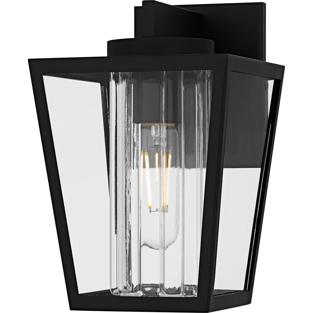 Quoizel - One Light Outdoor Wall Lantern - Jett - Matte Black- Union Lighting Luminaires Decor