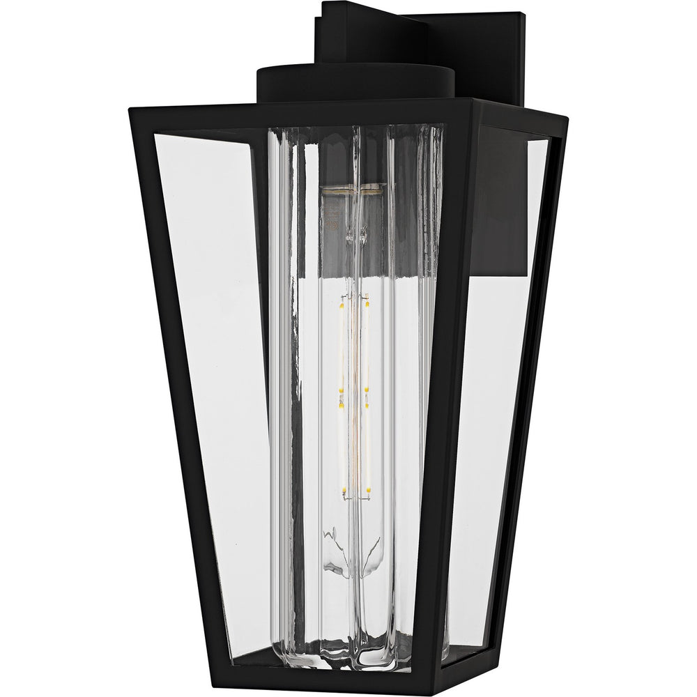 Quoizel - One Light Outdoor Wall Lantern - Jett - Matte Black- Union Lighting Luminaires Decor