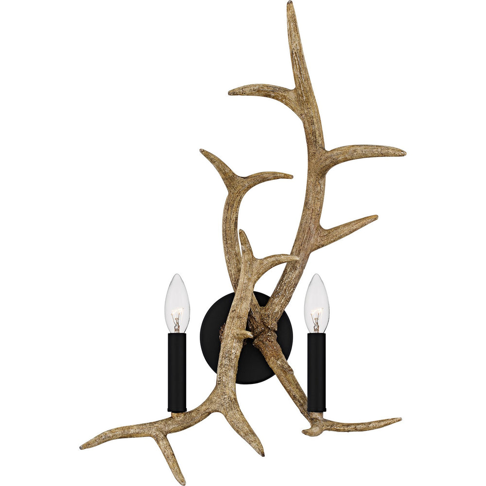Quoizel - Two Light Wall Sconce - Journey - Earth Black- Union Lighting Luminaires Decor