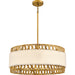 Quoizel - Five Light Pendant - Kate - Brushed Gold- Union Lighting Luminaires Decor