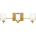 Quoizel - Three Light Bath - Kolt - Brushed Gold- Union Lighting Luminaires Decor