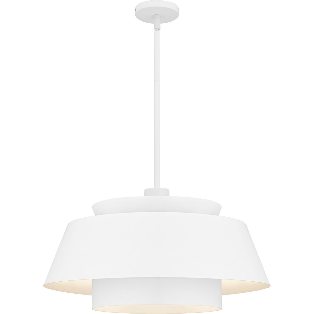 Quoizel - Three Light Pendant - Lumi - Matte White- Union Lighting Luminaires Decor