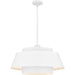 Quoizel - Three Light Pendant - Lumi - Matte White- Union Lighting Luminaires Decor