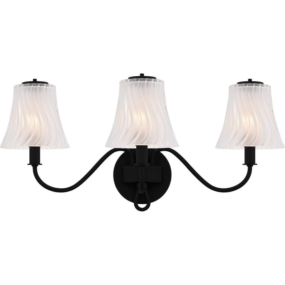 Quoizel - Three Light Bath - McKinney - Matte Black- Union Lighting Luminaires Decor