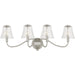 Quoizel - Four Light Bath - McKinney - Brushed Nickel- Union Lighting Luminaires Decor