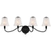 Quoizel - Four Light Bath - McKinney - Matte Black- Union Lighting Luminaires Decor