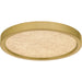 Quoizel - LED Flush Mount - Outskirts - Brushed Gold- Union Lighting Luminaires Decor