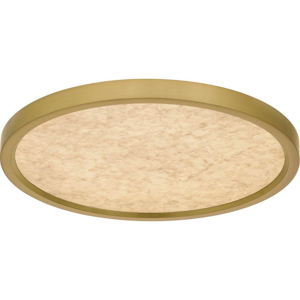 Quoizel - LED Flush Mount - Outskirts - Brushed Gold- Union Lighting Luminaires Decor