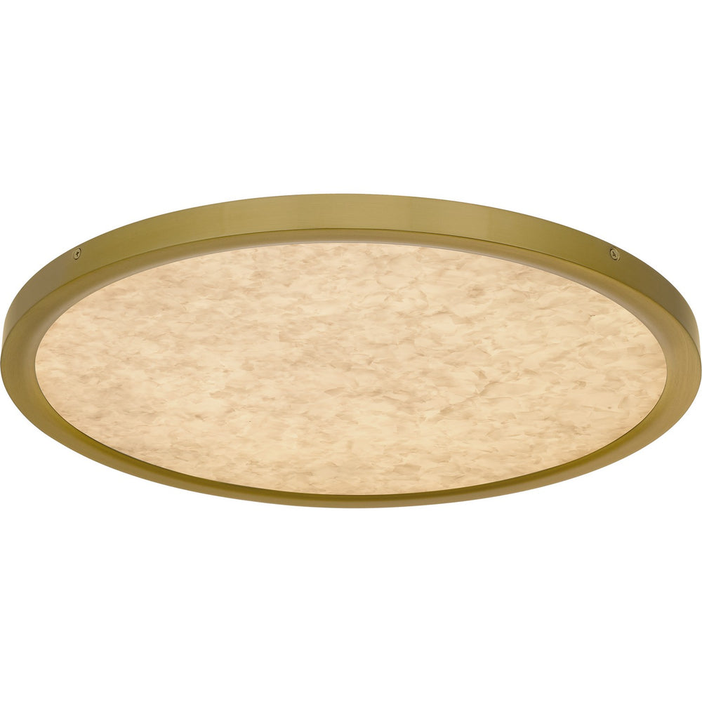 Quoizel - LED Flush Mount - Outskirts - Brushed Gold- Union Lighting Luminaires Decor