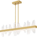 Quoizel - LED Linear Chandelier - Aurelia - Soft Gold- Union Lighting Luminaires Decor
