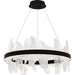 Quoizel - LED Chandelier - Aurelia - Matte Black- Union Lighting Luminaires Decor