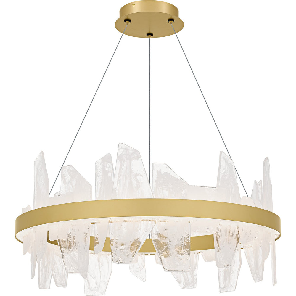 Quoizel - LED Chandelier - Aurelia - Soft Gold- Union Lighting Luminaires Decor
