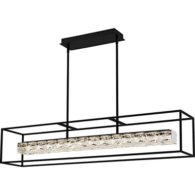 Quoizel - LED Linear Chandelier - Dazzle - Matte Black- Union Lighting Luminaires Decor