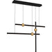 Quoizel - LED Linear Chandelier - Harvick - Matte Black- Union Lighting Luminaires Decor