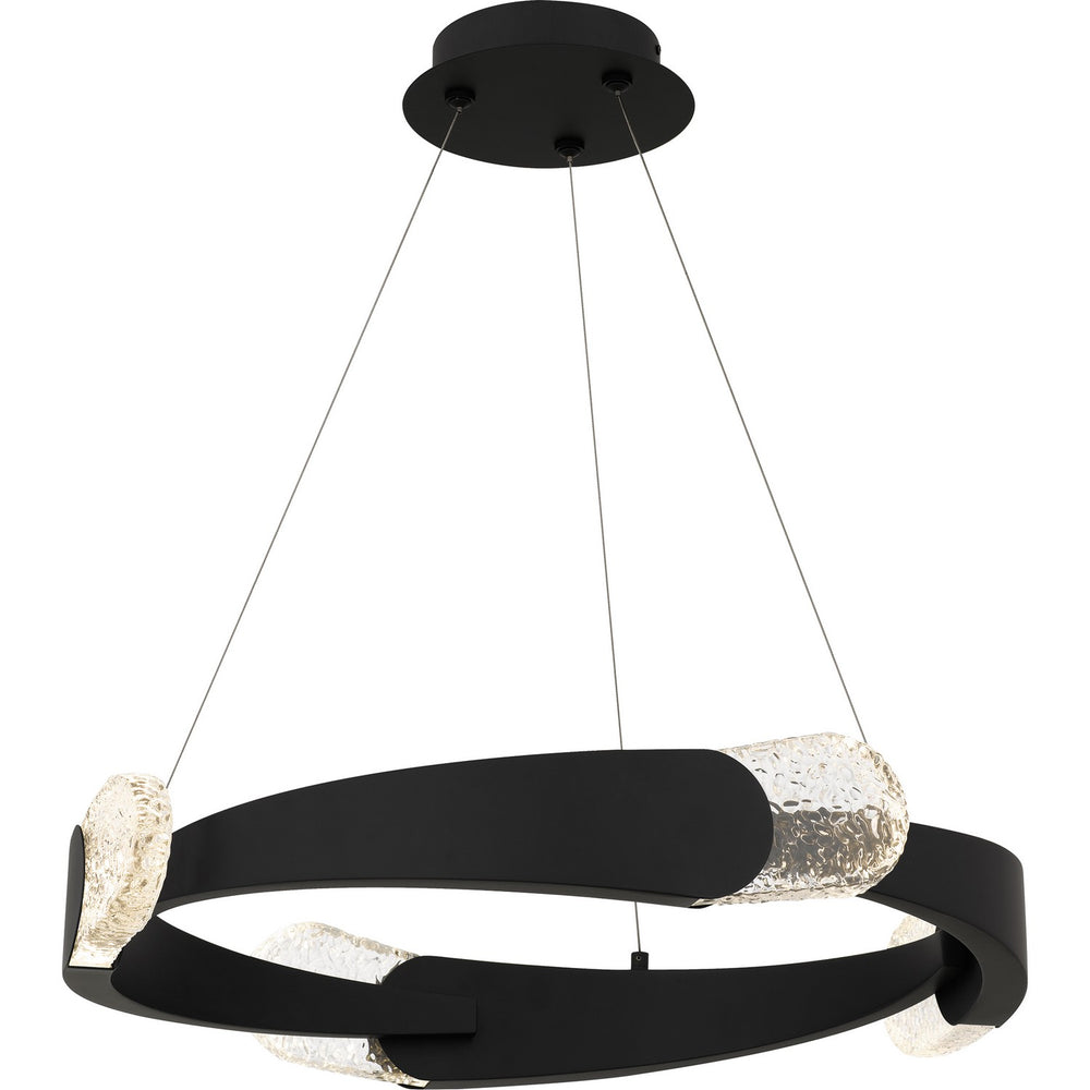 Quoizel - LED Pendant - Saffron - Matte Black- Union Lighting Luminaires Decor