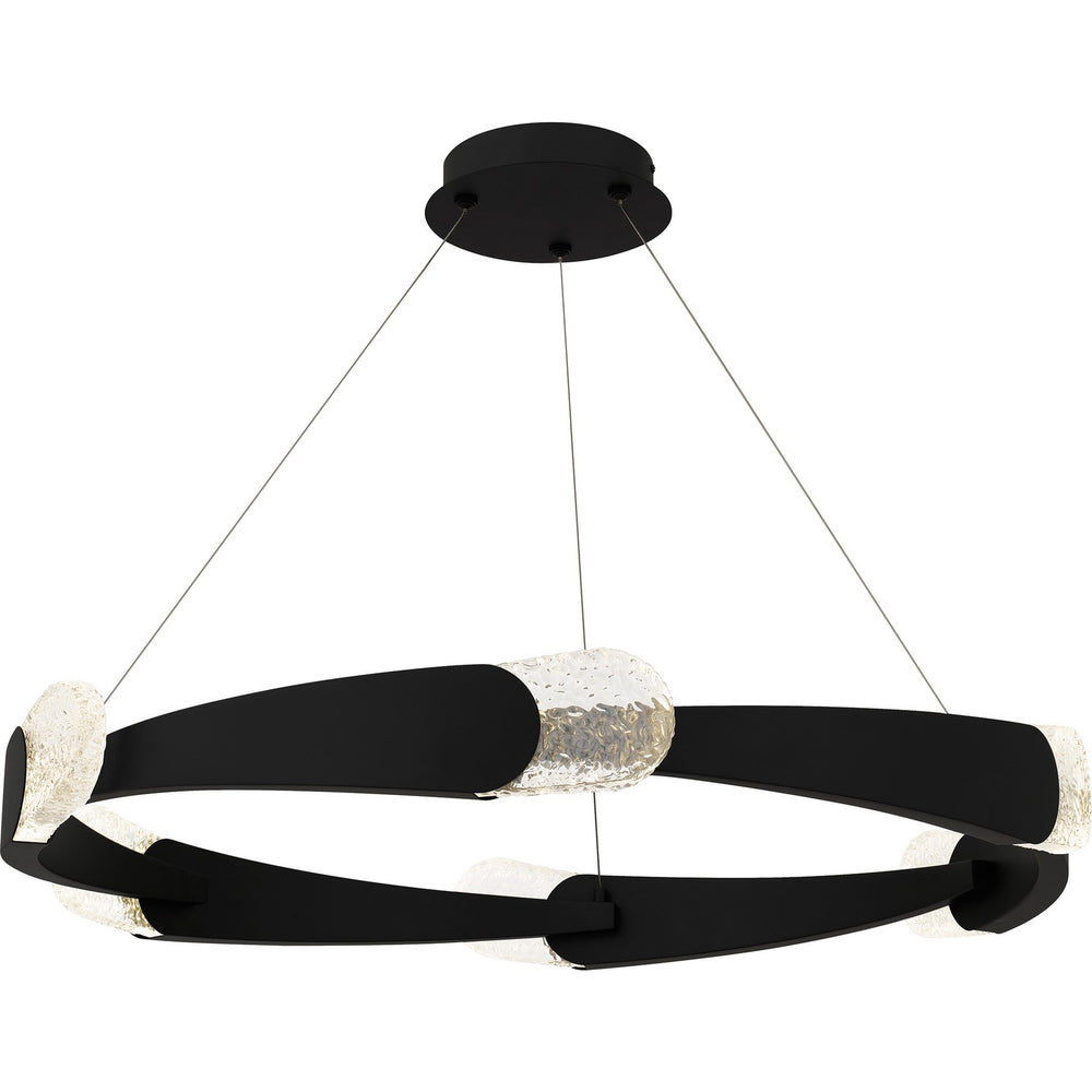 Quoizel - LED Pendant - Saffron - Matte Black- Union Lighting Luminaires Decor