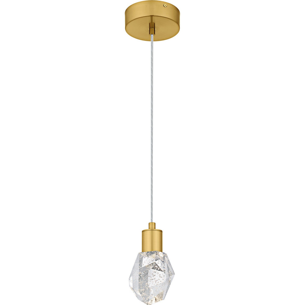 Quoizel - LED Mini Pendant - Skye - Brushed Gold- Union Lighting Luminaires Decor