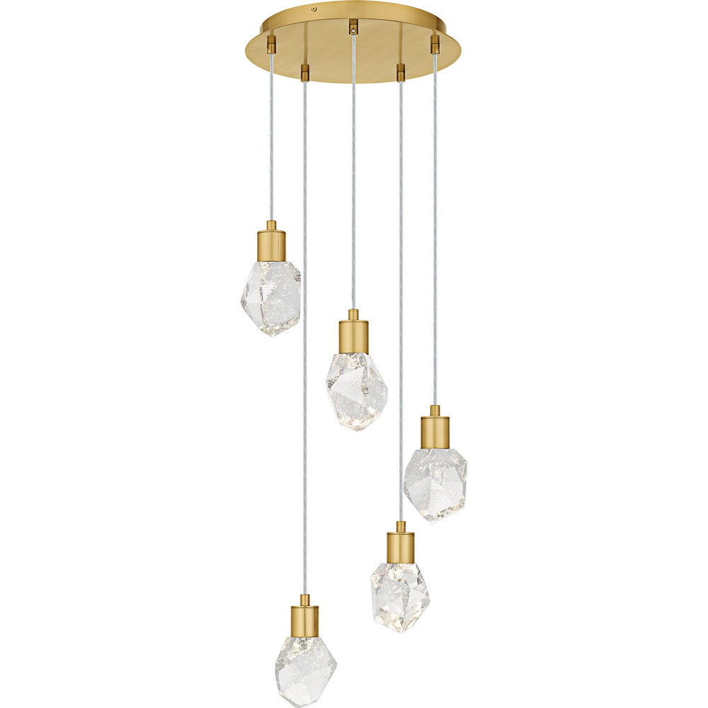 Quoizel - LED Pendant - Skye - Brushed Gold- Union Lighting Luminaires Decor