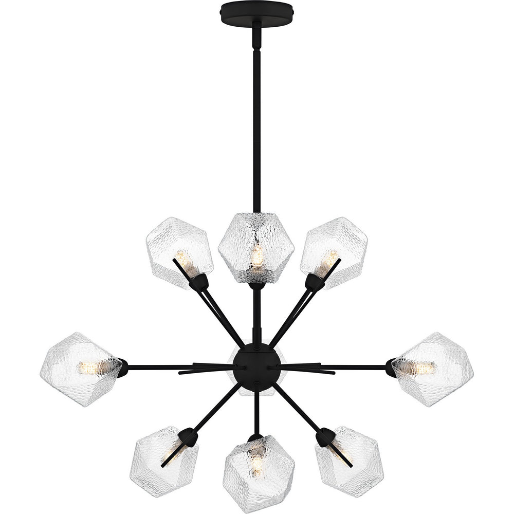 Quoizel - Nine Light Chandelier - Salvador - Earth Black- Union Lighting Luminaires Decor