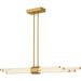 Quoizel - LED Linear Chandelier - Talbott - Brushed Gold- Union Lighting Luminaires Decor