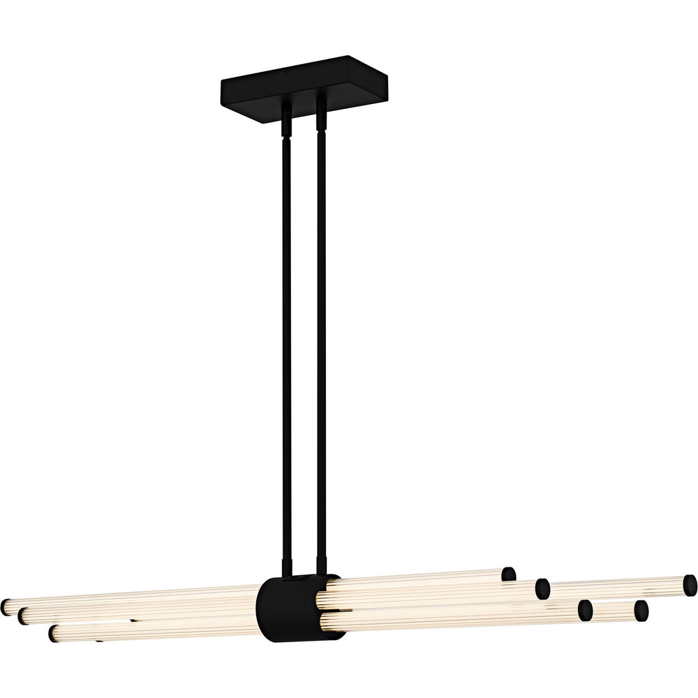 Quoizel - LED Linear Chandelier - Talbott - Matte Black- Union Lighting Luminaires Decor