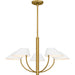 Quoizel - Five Light Chandelier - Penley - Brushed Gold- Union Lighting Luminaires Decor