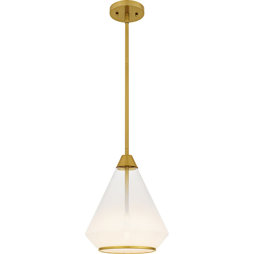 Quoizel - One Light Mini Pendant - Quoizel Pendant - Brushed Gold- Union Lighting Luminaires Decor