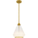 Quoizel - One Light Mini Pendant - Quoizel Pendant - Brushed Gold- Union Lighting Luminaires Decor