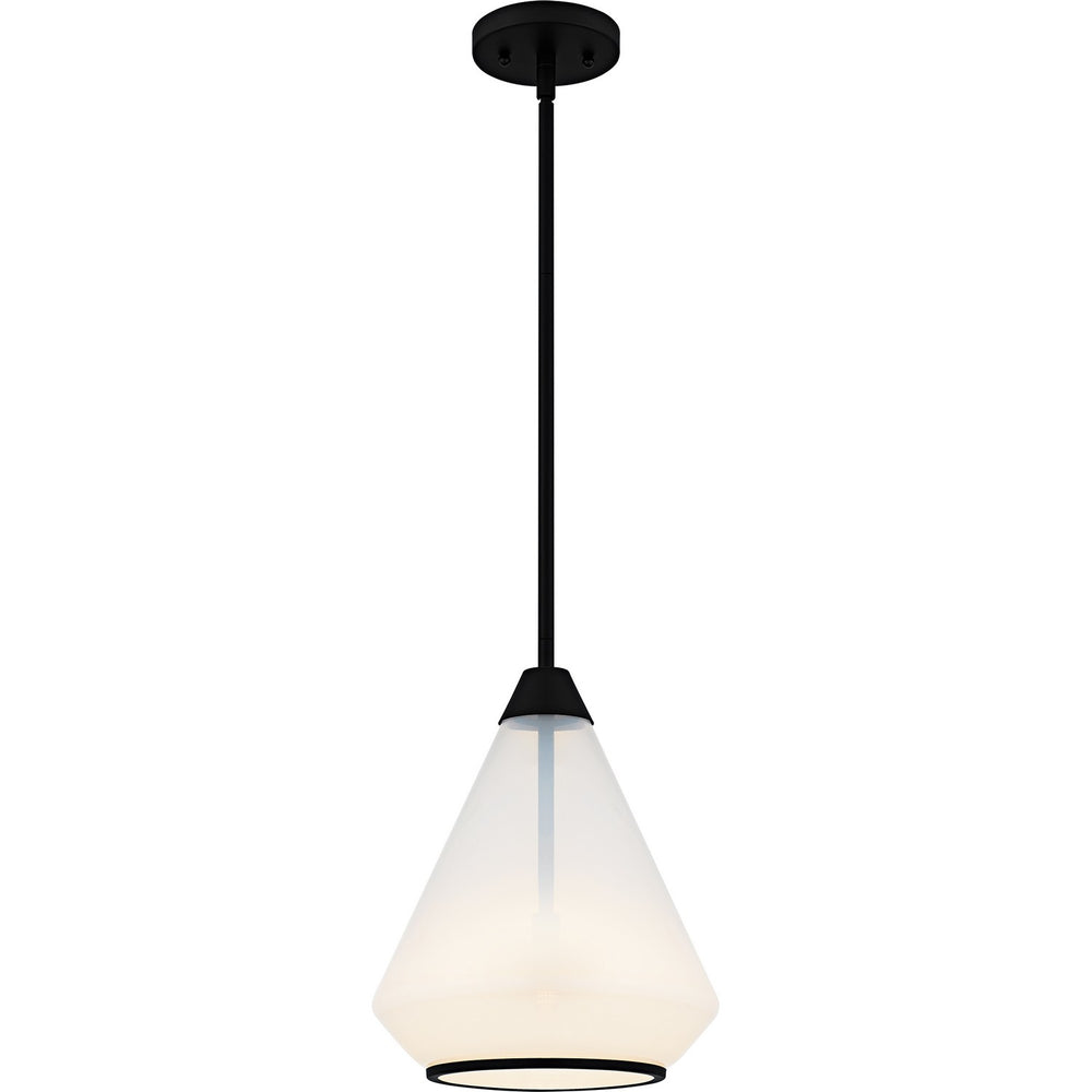 Quoizel - One Light Mini Pendant - Quoizel Pendant - Matte Black- Union Lighting Luminaires Decor