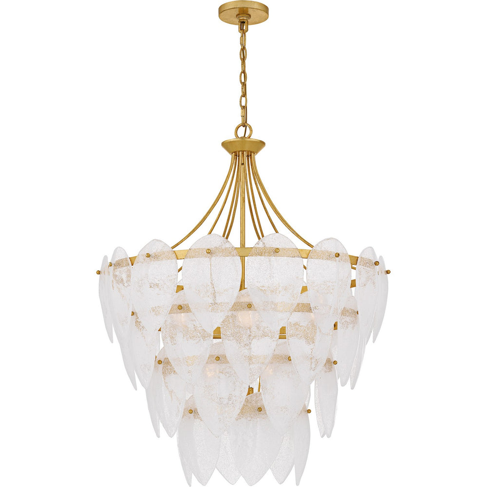 Quoizel - Seven Light Pendant - Quoizel Pendant - Gold Leaf- Union Lighting Luminaires Decor