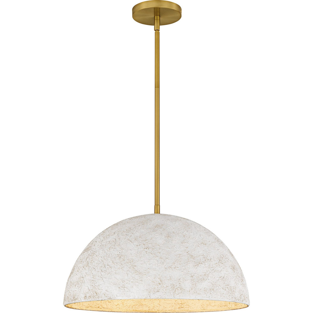 Quoizel - Three Light Pendant - Quoizel Pendant - Brushed Gold- Union Lighting Luminaires Decor