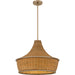 Quoizel - Three Light Pendant - Quoizel Pendant - Bronze Gold- Union Lighting Luminaires Decor