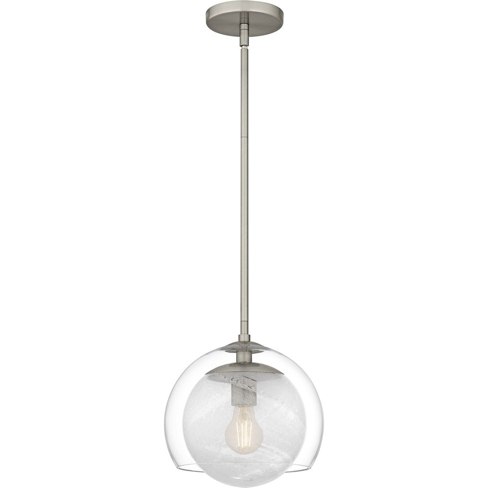 Quoizel - One Light Mini Pendant - Quoizel Piccolo Pendant - Brushed Nickel- Union Lighting Luminaires Decor